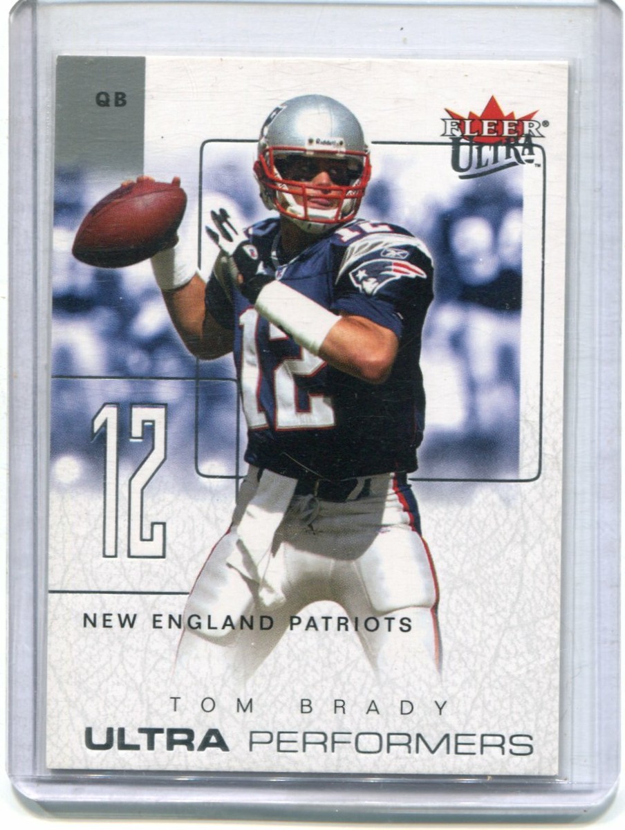 2004 Fleer Ultra - TOM BRADY - Ultra Performers #1 of 15 - NEW