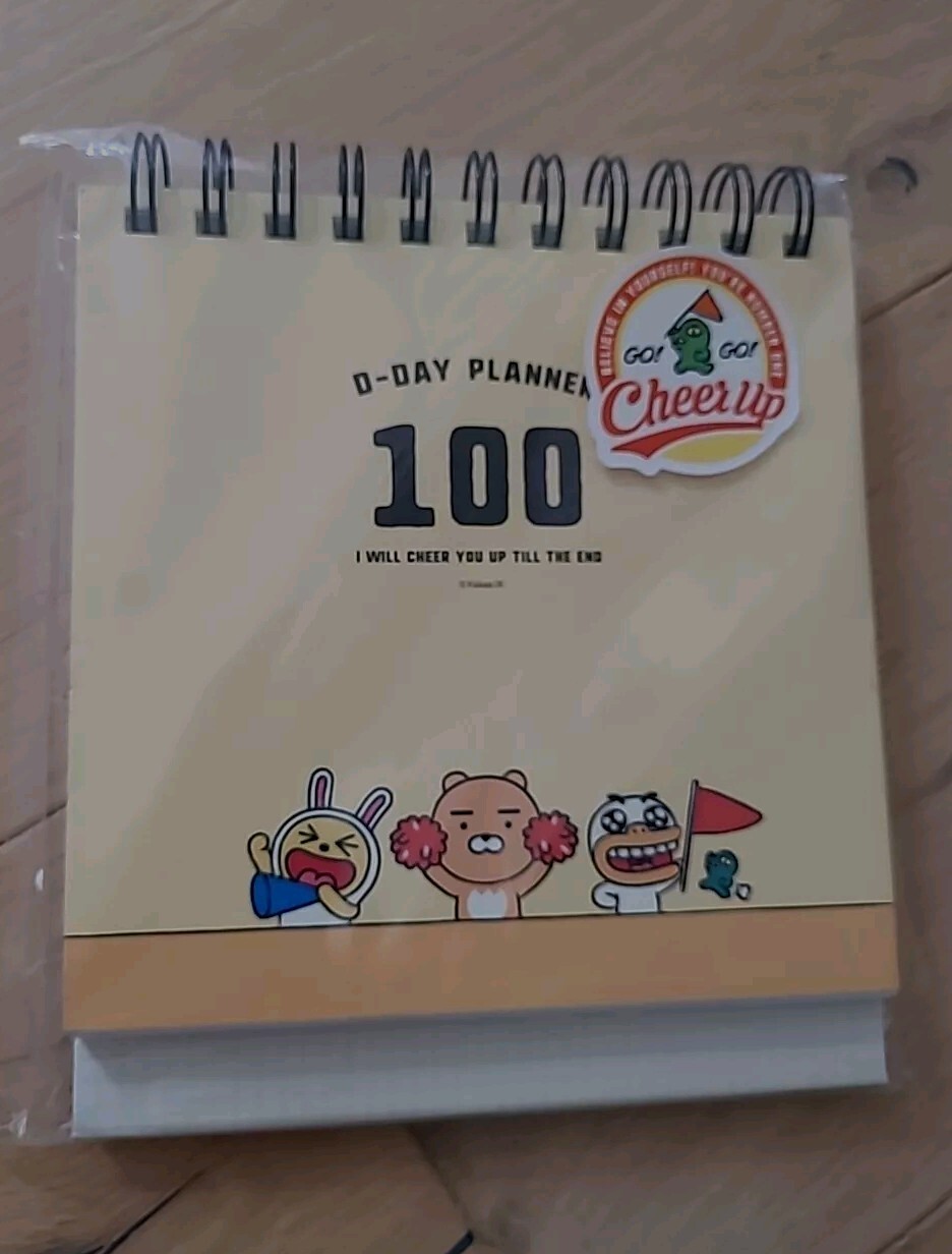 Korean Cute D-Day Standing Desk Planner-image