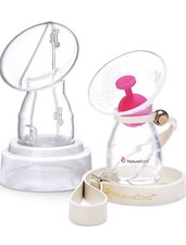 Silicone Manual Breast Pump w/ Suction Base 1 Count 3.4 Oz 100ml Travel Stopper