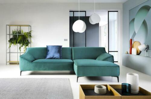 Ecksofa L-Form Wohnlandschaft Sofa Couch Polster Ecke Garnitur Stoff Sofas Neu - Bild 1 von 10