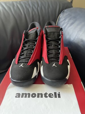 nike air jordan 14 retro gym red toro shoes sneakers