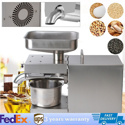 #ad Commercial Automatic Oil Press Machine Oil ExpellerElectric Cold Hot Oil Machine $159.02