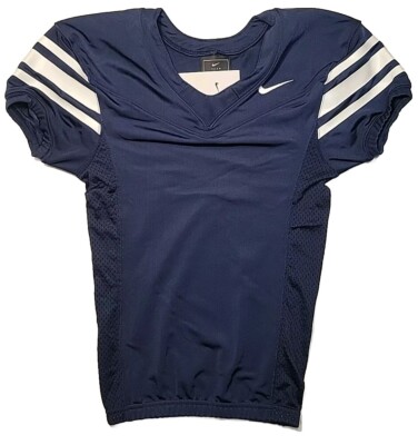 Nike Stock Vapor Pro Football Jersey Boy's Navy w/White Size XL CI3909-420 $70
