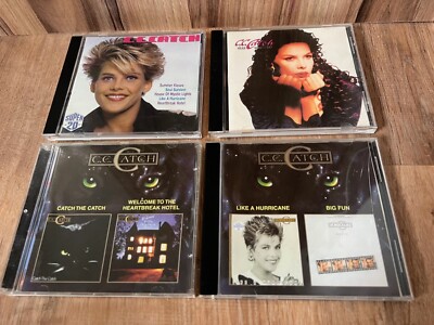 C. C. Catch  4 CD Lot (6 albums total) Super 20 Hear What I Say Big Fun CC Catch