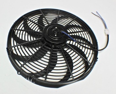 16 Inch High Output Thermo Fan - 3000 CFM, 12V, Curved Blade, Push/Pull Reversible