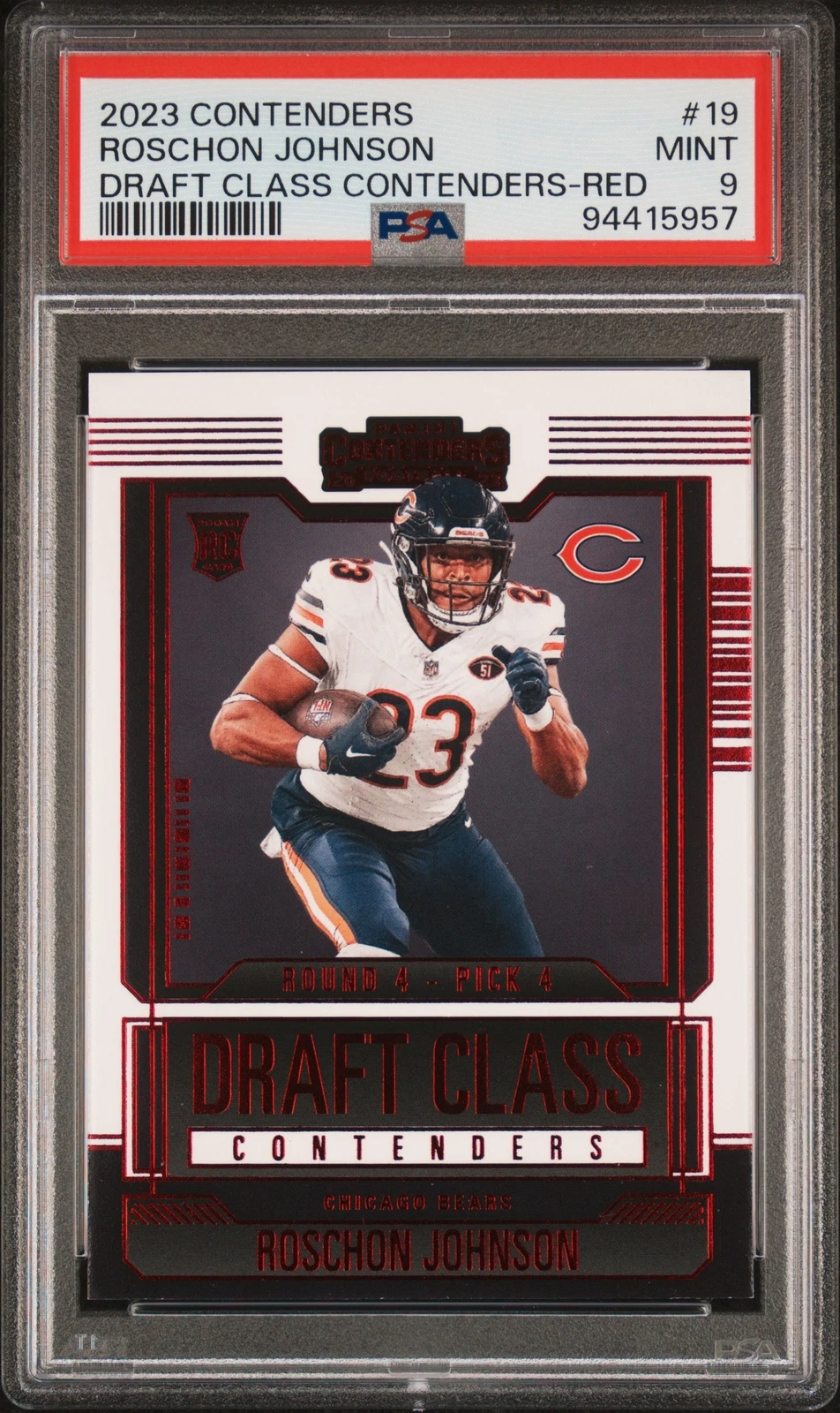 Roschon Johnson Panini Contenders Draft Class Contenders #19 Red