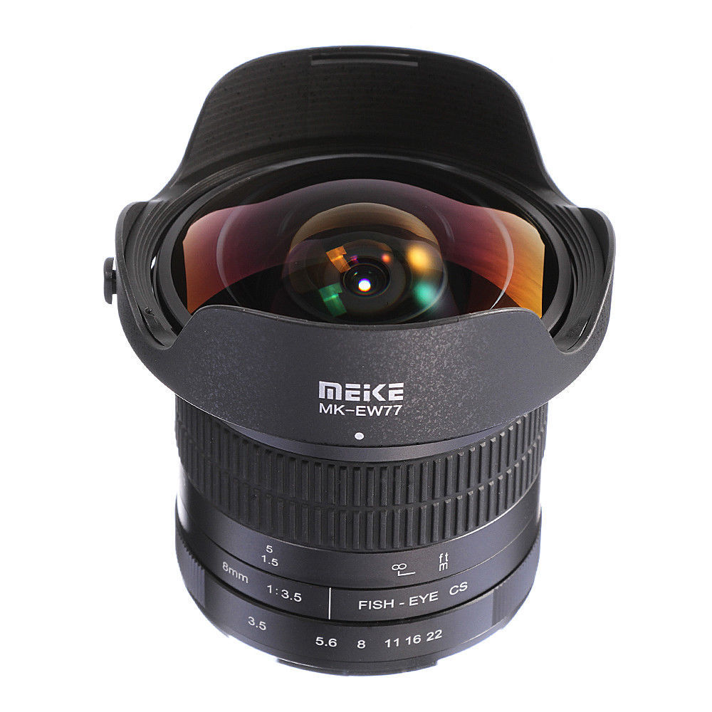 Meike 8mm F3.5 Wide Angle Fisheye Lens For Olympus/Panasonic M4/3