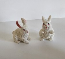 Vintage 1990 s Ceramic Easter Bunnies, White ...