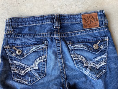 BIG STAR Maddie Mid Rise Fit Dark Wash 