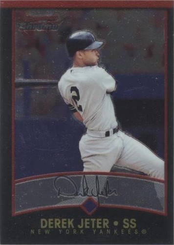 DEREK JETER 1999 Bowman Chrome LASTING IMPACT REFRACTOR PARALLEL