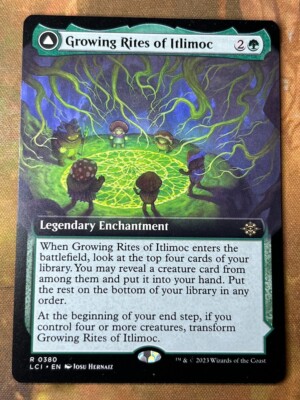 Growing Rights Mtg 1x BORDERLESS GROWING RITES OF ITLIMOC - Ixalan - MTG - Magic the ...