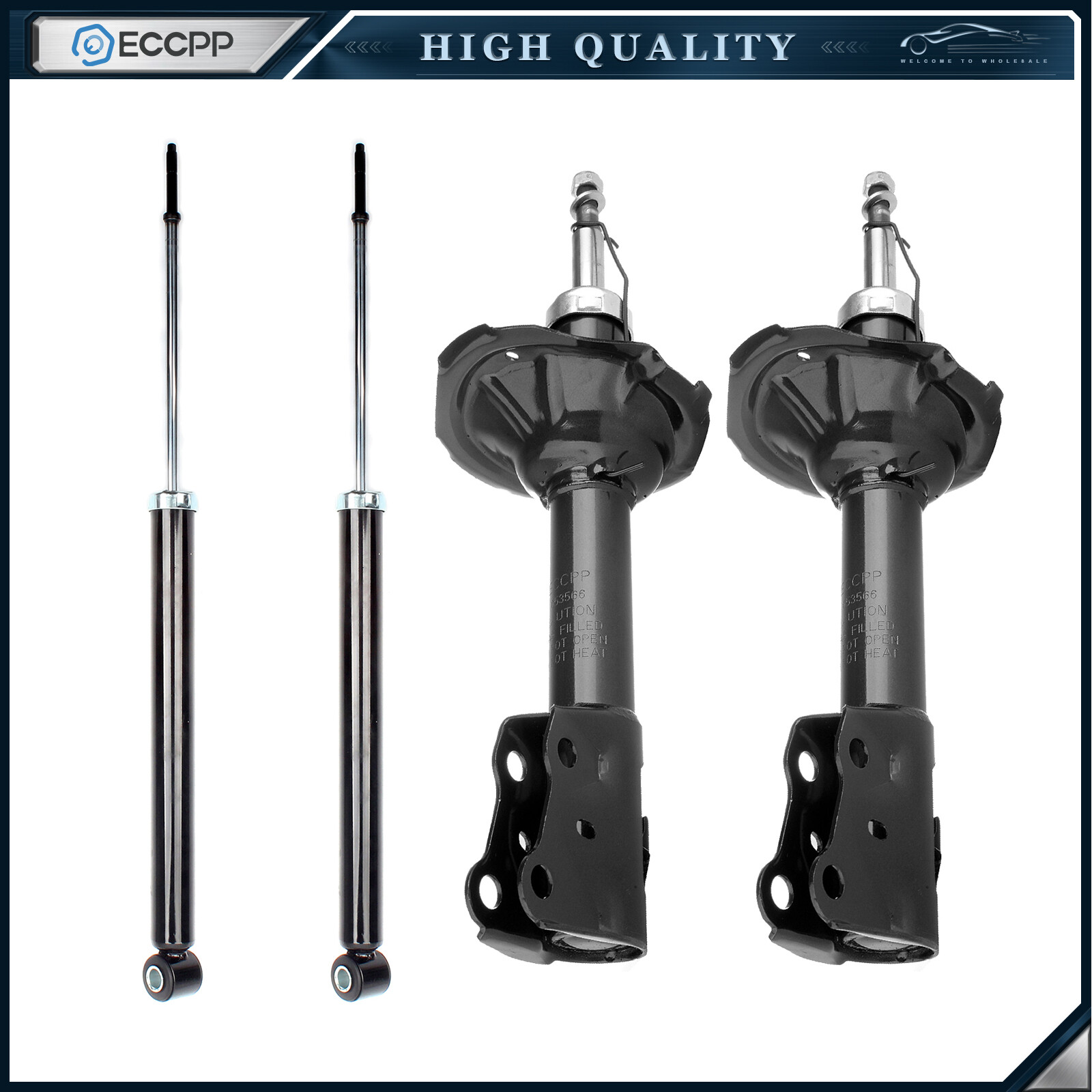 Front Rear Struts Shocks For 20042006 Scion xA xB 1.5L l4 Left Right ECCPP eBay