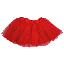 Red Infant Baby Tutu 6 inches long Fits newborn to 18 months