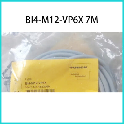 New sealed original TURCK proximity switch unit BI4-M12-VP6X 7M PLC module