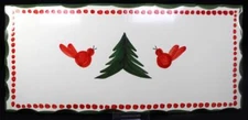 Vietri Uccello Rosso Rectangular Cheese Plate