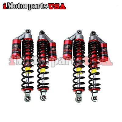 GAS RESERVOIR PERFORMANCE FRONT & REAR SHOCKS SET FOR HONDA FOURTRAX TRX350 4X4