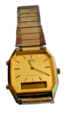 GENUINE SEIKO H448 -5069 WATCH COMBO FOR PARTS or REPAIR. USED | eBay