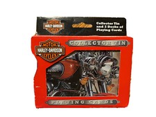 HARLEY-DAVIDSON PLAYING CARDS IN COLLECTOR TIN - 2003 MINT- 9900G