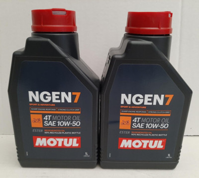 14,45 /l Motul NGEN7 SAE 10W-50  2 L syn  Ester  nachhaltiges Motorrad Motorenöl