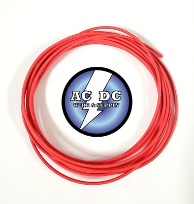 AUTOMOTIVE WIRE 20 AWG HIGH TEMP TXL WIRE RED 25 FT COIL