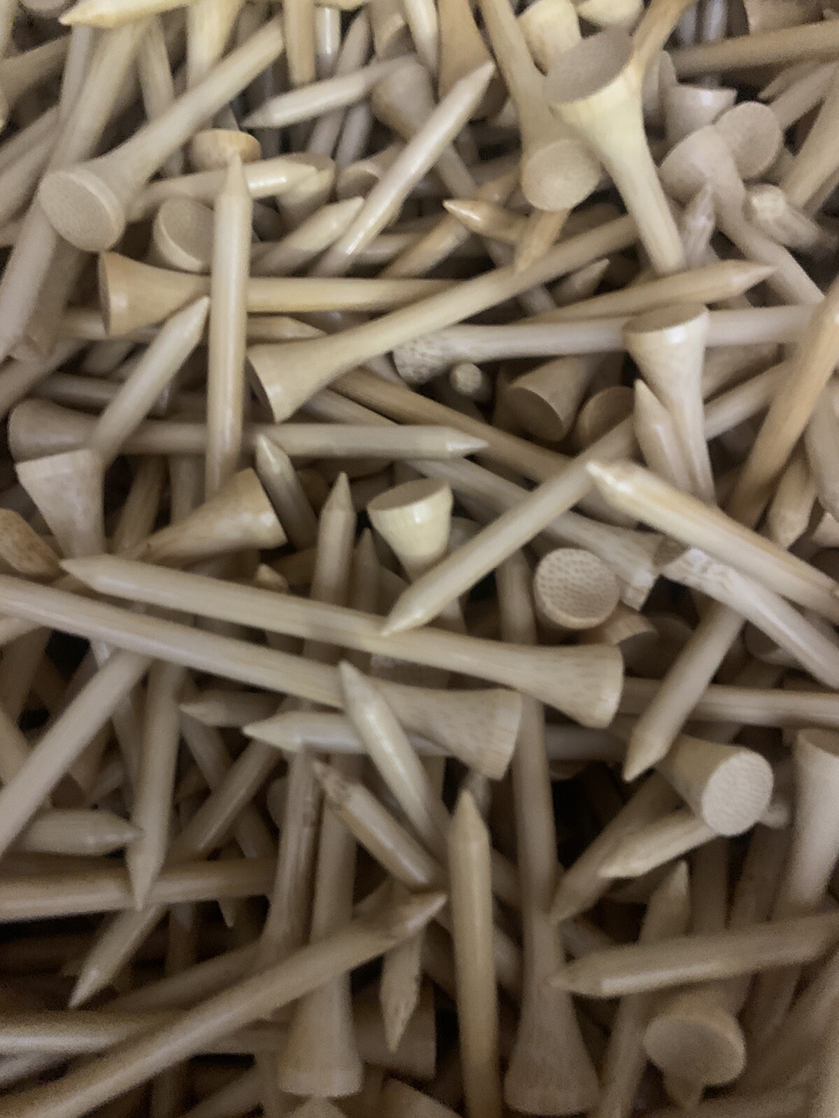 300 Pack 2 3/4 Inch Bamboo Wood Golf Tees Brand New Bulk Packed USA SELLER