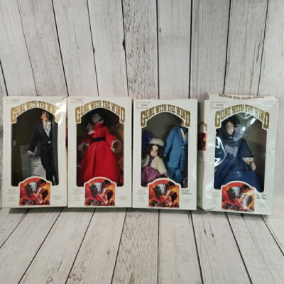Gone With the Wind 1989 World Doll LOT Scarlett Rhett Mr & Mrs O'Hara Bonnie