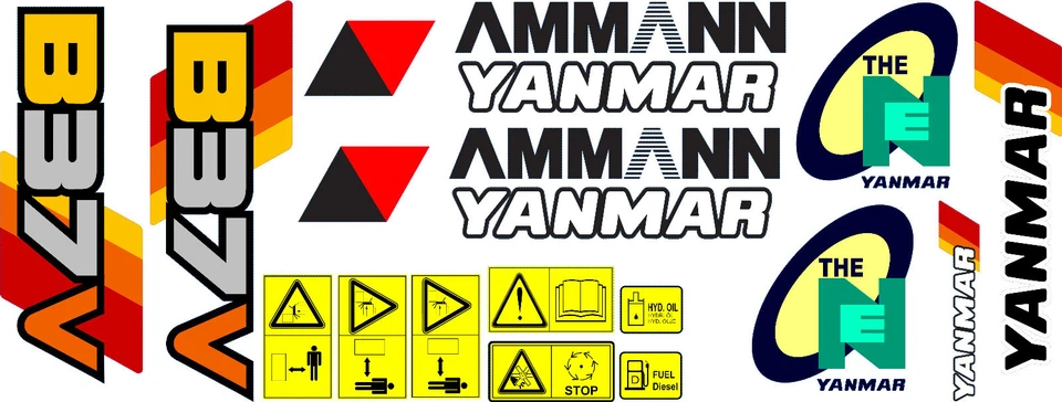 YANMAR B37V DIGGER DECAL SET - image 1 of 1