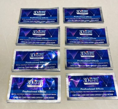 3D White Teeth Luxe - Profi Streifen, 8 Packungen