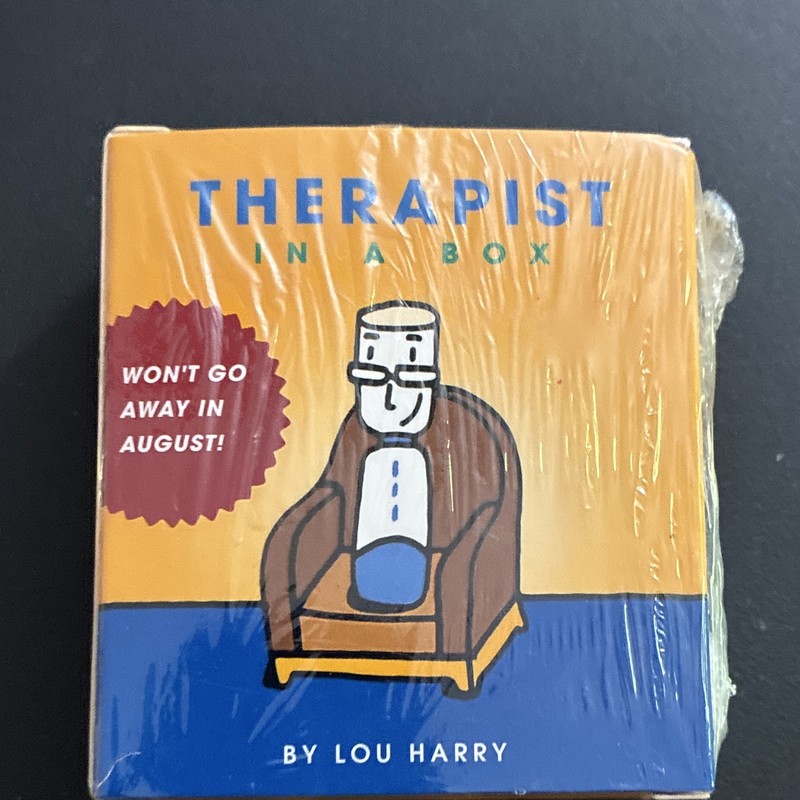 Running Press Therapist in a Box Humor Card Game 2+ Players 2003 MPN 50695