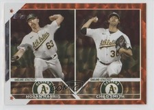 2023 Topps Update Rookie Combo Orange Foil /299 Hogan Harris Chad Smith 1p5