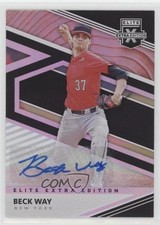 2020 Panini Elite Extra Edition Signatures Beck Way #136 Auto 02u3