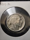 1934-D Buffalo 5c Better Date Mintage 7,480,000