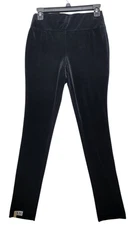 I.N.C. International Concepts Petite Velvet Skinny Pants Deep Black PS   P530