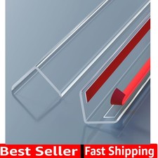 Wall Corner Protector - 2PCS, 16"x1.18" - Self Adhesive Clear Corner Protecto...