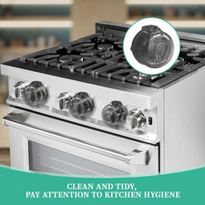 Kids Stove Knob Safety Cover 5-Pack Baby Resistant Kitchen Oven Knob Lock Uni...