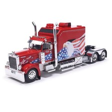 2002 PETERBILT 379 TRACTOR TRUCK 3-ASSI RED 1:64 SCALE BY IXO-MODELS 64TR016A