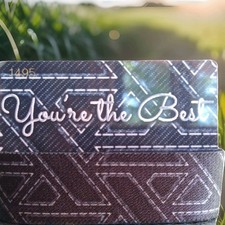 ZOX Youre The Best  Strap W/ Card-Silver (SZ ...