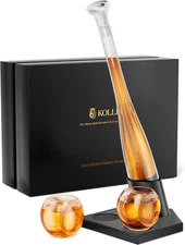 Baseball Gifts for Men, Kollea Whiskey Decanter Sets for Men, 20Oz Baseball Bat 