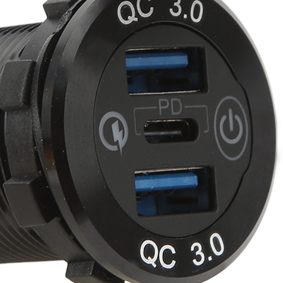 ^USB Socket 3 Ports Multiple Protection QC3.0 Socket With Wa For | eBay ...