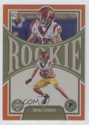 2022 Legacy Rookies Premium Edition Orange /149 Drake London #151 Rookie RC 0o87