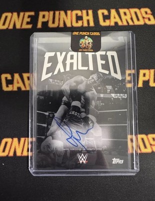 2025 WWE Topps Exalted #BWS-GNT Gunther Black and White Signatures Auto Card