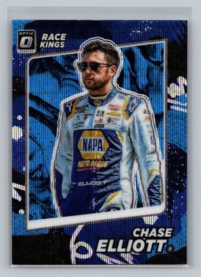 Chase Elliott 2022 Panini Donruss OPTIC CAROLINA BLUE WAVE #7 Racing NASCAR Card