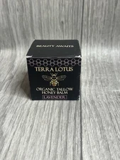 Terra Lotus Organic Grass-Fed Beef Tallow with Raw Honey 2 oz Jar Lavender