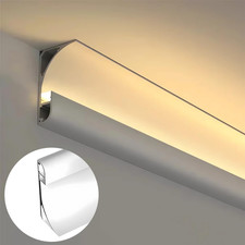 10-pack 1m Led Aluminum Profile Light For Corner Wall Decor White 10-pack 1m Led Aluminum Profile Light For Corner Wall Decor White