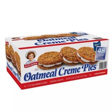 Little Debbie Club Pack Oatmeal Creme Pies, 1.3 Ounce (pack Of 48).