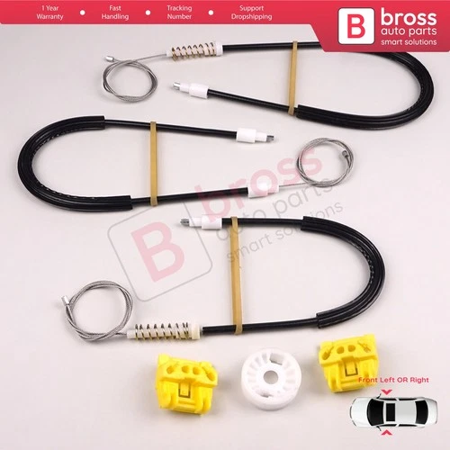 Window Regulator Set Front L or R for Saab 9-3 MK2 YS3F E50 2002-2015 4/5 Door