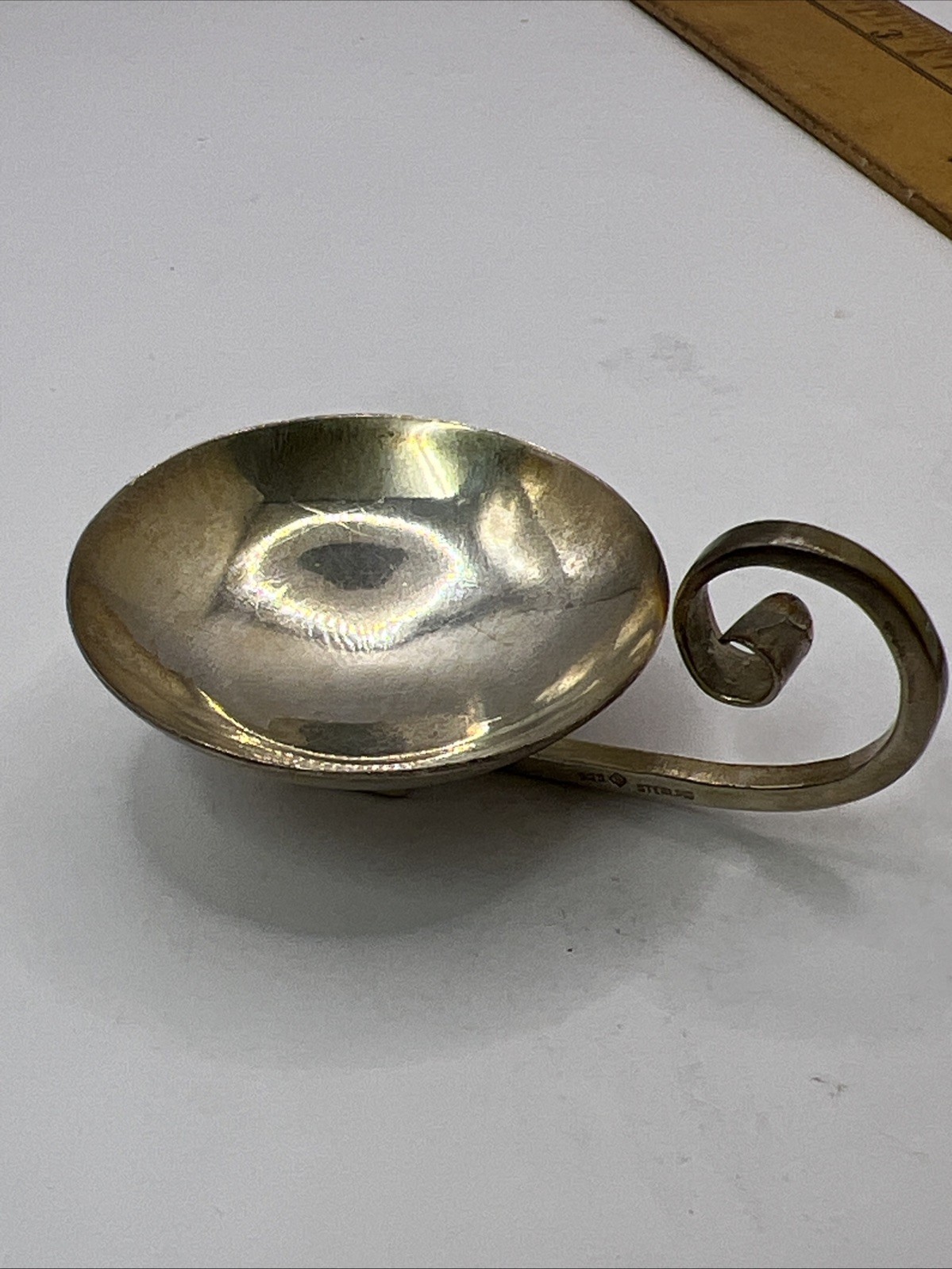 Vintage Sterling Silver 925 Caviar Plate Salt Cellars