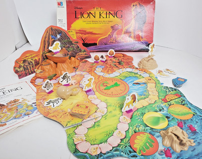 VINTAGE The Lion King Game  Milton Bradley 1993 Disney Simba Mufasa