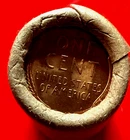 TAIL / TAIL  1 OBW BU LINCOLN WHEAT PENNY ROLL YEARS UNKNOWN OLD VINTAGE WRAPPER