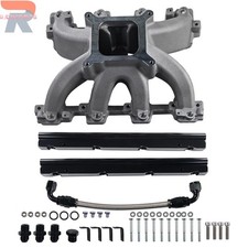 Efi Intake Manifold W Fuel Rail For Chevy Ls1 Ls2 Ls6 4.8 5.3 6.0 Cathedral Efi Intake Manifold W Fuel Rail For Chevy Ls1 Ls2 Ls6 4.8 5.3 6.0 Cathedral